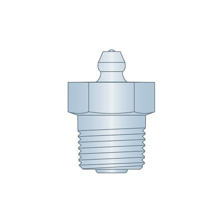 Heritage Industrial Grease Fitting, 3/8"-18PTF CS Z3 H1714Z3